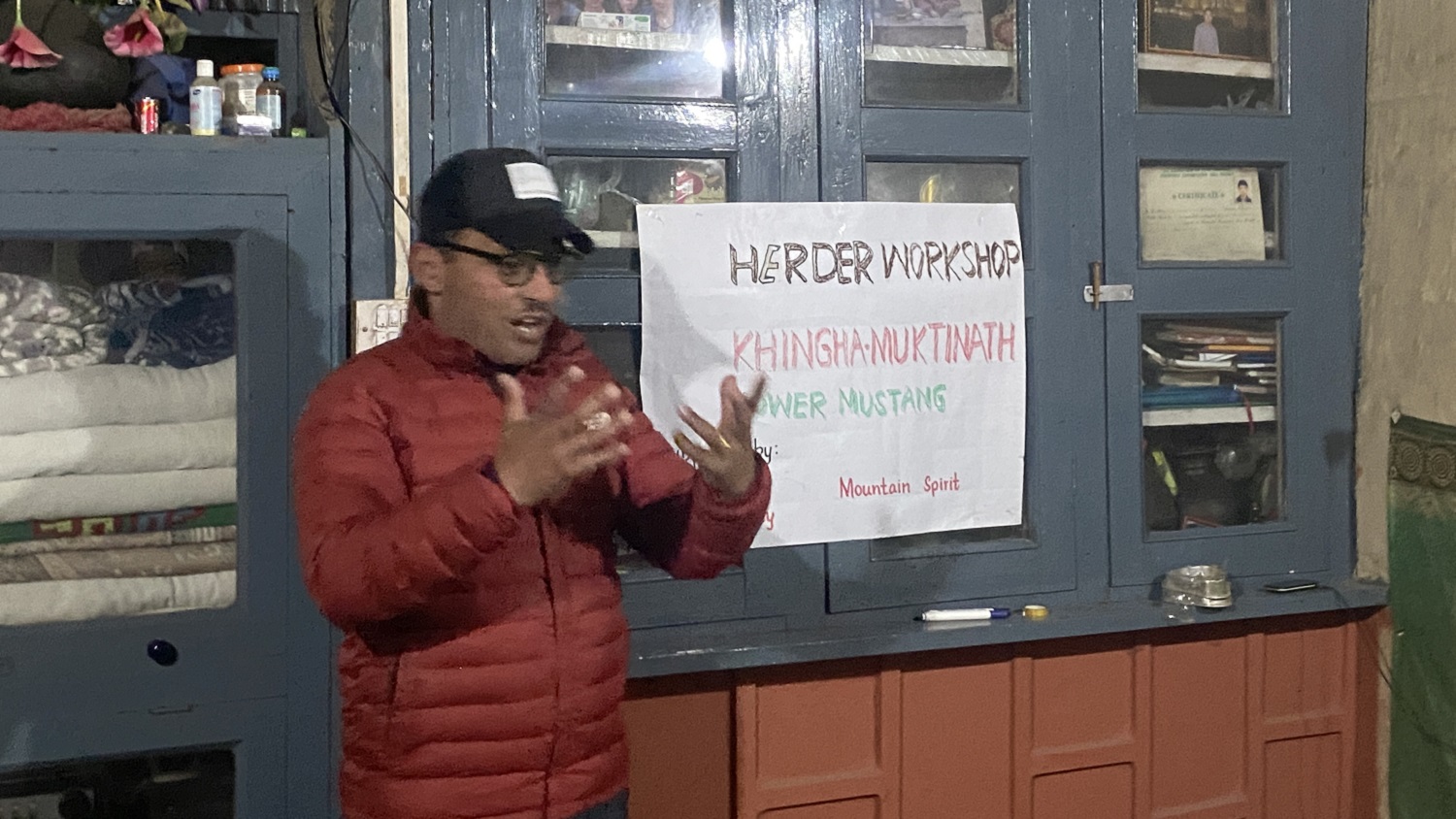 Herder workshop and empowerment program for snow leopard conservation in Mustang, Nepal
