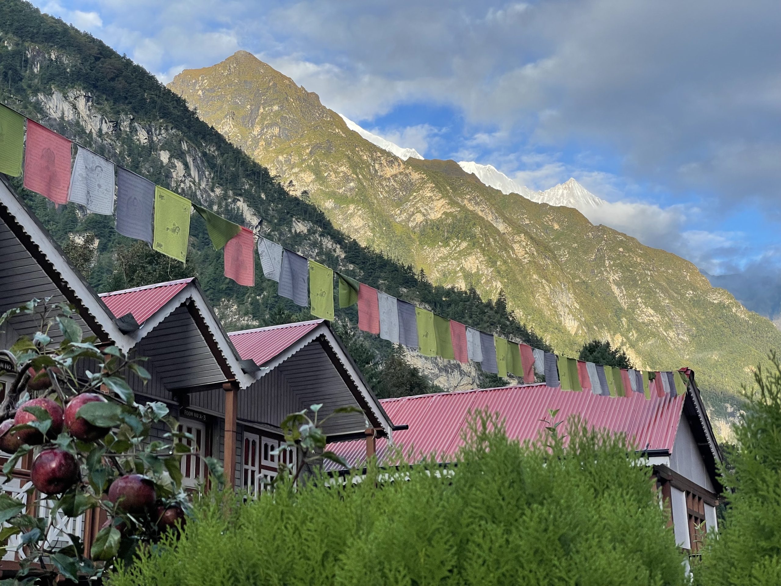 Local teahouse in Chame Village, Nepal