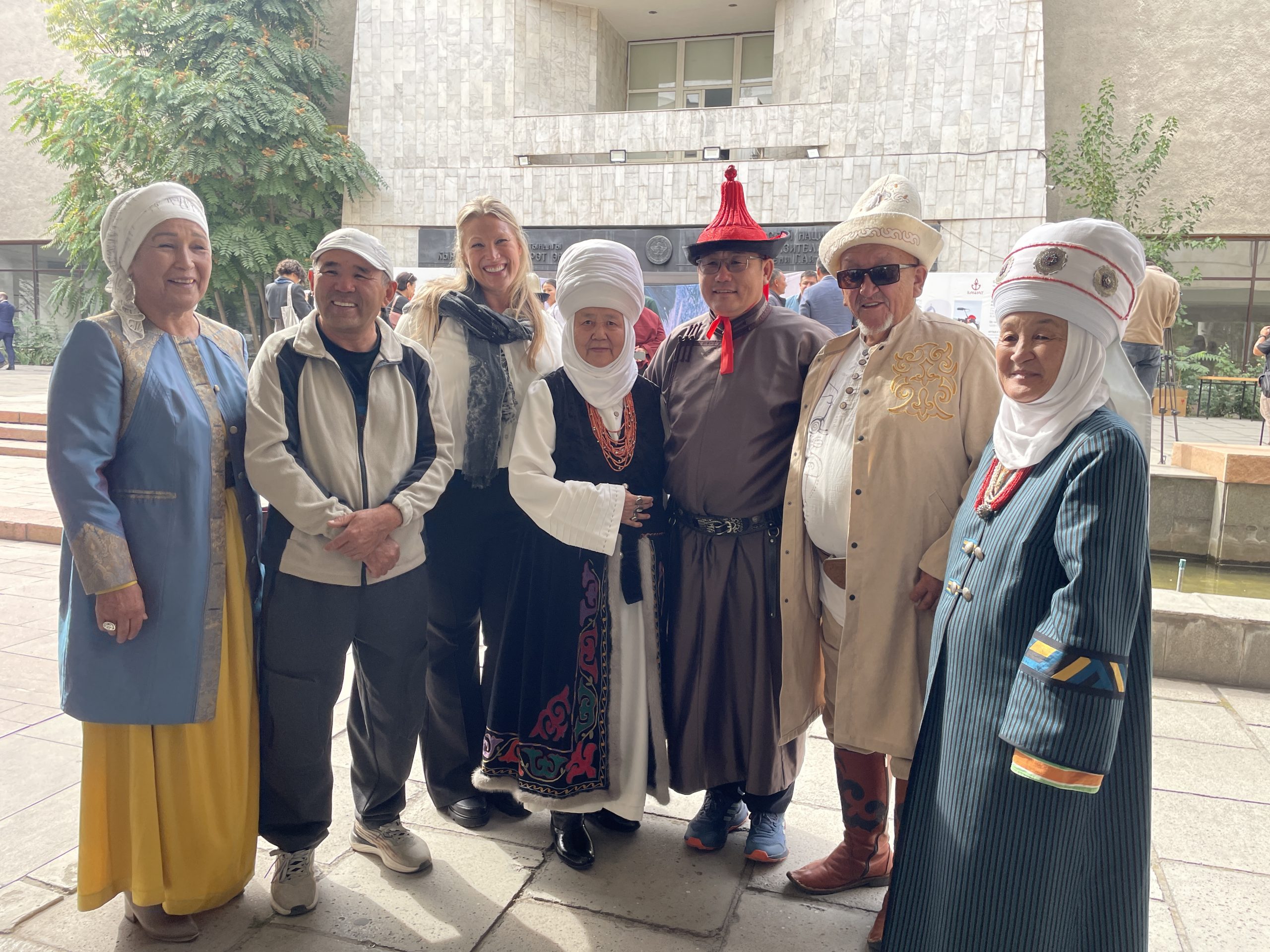 Participants at the Land of Snow Leopard Network gathering in Kyrgyzstan in Sept of 2025