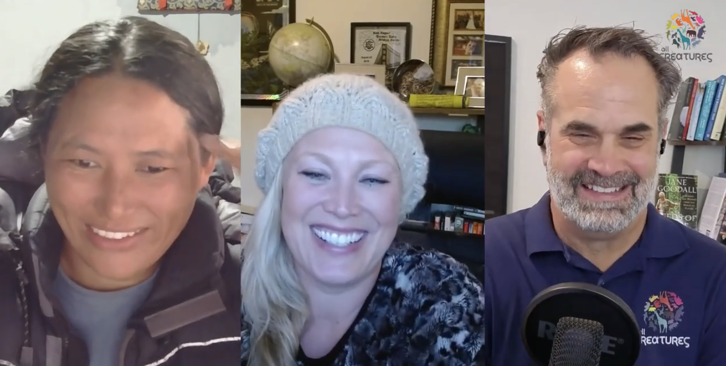 All Creatures Podcast interview with Executive Director, Ashleigh Lutz-Nelson and Tshiring Lhamu Lama